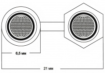 Готовый акустический кабель Van den Hul The D-352 Hybrid 2х2,5м с разъемами BERRI "лопатка". Цвет: коричневый