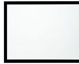 Экран на раме Kauber Frame Velvet Cinema, 99" 16:9 WOVEN, плетеное акустически прозрачное полотно, область просмотра 124x220 см., размер по раме 140x236 см.