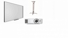 Интерактивная доска SBM777V с проектором EXD101W и креплением DSM-2L