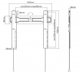 Кронштейн фиксированный Digis DSM-P5740
