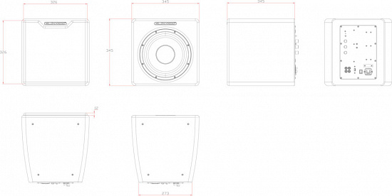 Активный сабвуфер M&K Sound V10+ [White Satin/White Cloth]