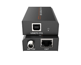 Комплект передатчик-усилитель и приемник USB сигнала по витой паре Digis EX-USB100-2