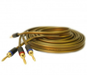 Готовый акустический кабель Van den Hul The Goldwater 2х2м с разъемами "банан". Цвет: золотистый