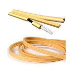 Готовый акустический кабель Van den Hul The CS-122 Hybrid 2х2м с разъемами "лопатка". Цвет: кремовый