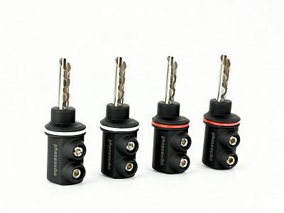 Разъёмы Phaze Audio SpPLUG RO чёрный тип «банан» комплект 4 шт (2 цвета)