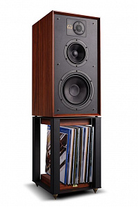Полочная акустическая система со стойками Wharfedale 85th Anniversary Linton with stands Цвет: Красное Дерево [MAHOGANY]