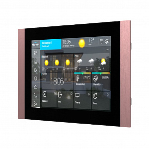 Сенсорная панель ASTRUM Inspinia SQ 8", розовый