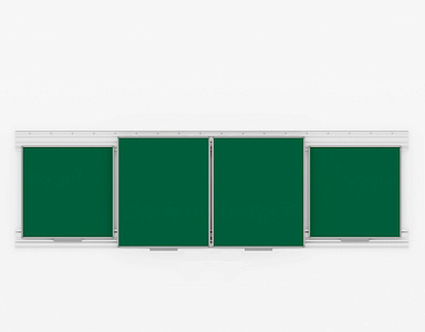 Рельсовая система PolyGlide Boards Slide Lite для дисплеев 65", 75" (Р-мел; Н-мел) с доп.рельсом