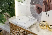Комплект стереоусилитель Phaze Audio VOLT + проигрыватель виниловых дисков Phaze Audio Diana MK2 Цвет: Белый [Siberian white]
