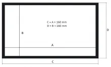 Kauber Frame Velvet Cinema 154" 16:9 191x340 Peak Contrast S