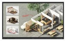 Интерактивная ЖК-панель LG 75TR3DQ-B 75''