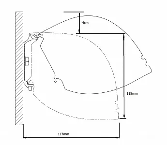 Kauber Red Label Tensioned BT Cinema 104" 16:9 129x230 дроп 60 см. Microperf MW Kauber Red Label Tensioned BT Cinema 104" 16:9 129x230 дроп 60 см. Microperf MW