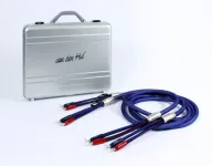 Акустический кабель  Van den Hul Mounted set 3T The Cloud Limited Edition Hybrid. 2 метра пара. Разъем BERRI bi-amping  (4-4) Цвет: пастельно-голубой