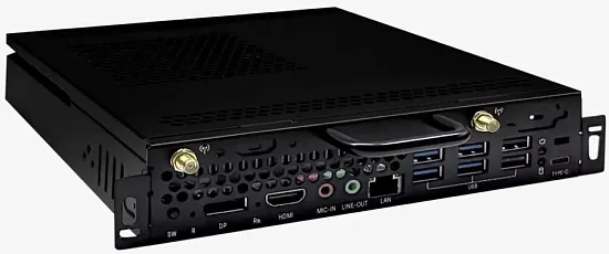 Комплект: интерактивная панель Хайтек (Haitech) BS1265 с OPS модулем S064-i5-1235U-Com и мобильной стойкой DSM-P1296