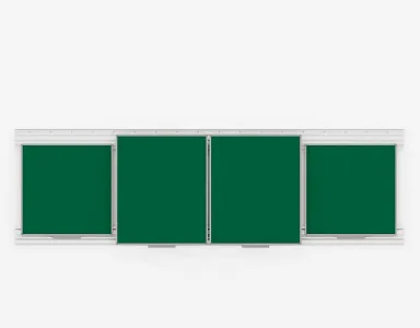 Рельсовая система PolyGlide Boards Slide Lite для дисплеев 65", 75" (Р-мел; Н-мел) с доп.рельсом
